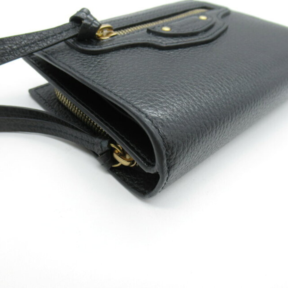 Balenciaga leather black fold bi wallet - Picture 9 of 10